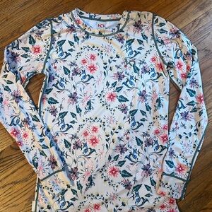 Kari Traa Fryd Baselayer Long Sleeve Shirt   Small Floral